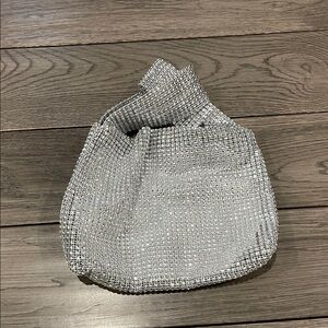 Elegant Silver Evening Clutch